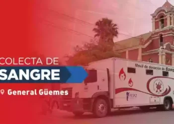 General Güemes: Colectarán sangre este jueves