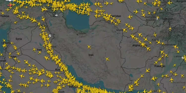 Irán cerró su espacio aéreo en medio de la tensión con Estados Unidos