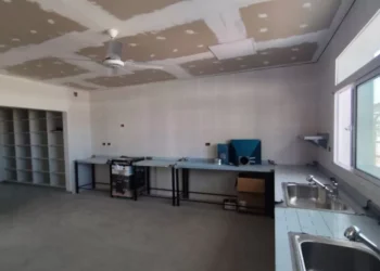 El Carril: Construyen un nuevo edificio para el nivel inicial de la escuela 4.281