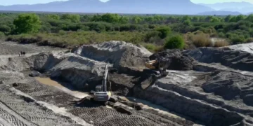 Cafayate: Sigue la construcción de una nueva planta depuradora y la colectora máxima