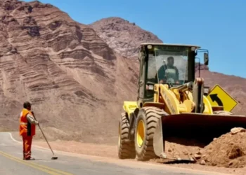 Vialidad nacional ejecuta obras de mantenimiento en ruta nacional 68