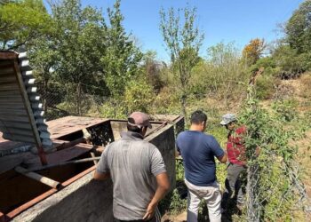 Aguaray: Avanzan los trabajos de refacción en la cisterna de agua en la comunidad de Piquirenda Estación