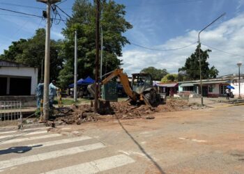 Aguaray: Avanzan las obras en el barrio 2 de Abril