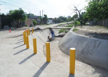 Orán: Finalizó la obra de canal de desagüe en Dorrego y Mario Silva
