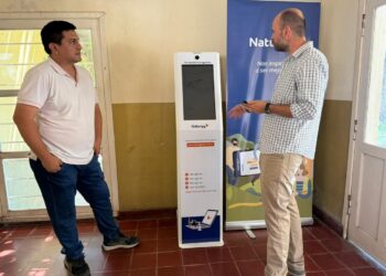 Aguaray: Instalación de terminal de autogestión de Naturgy en el C.I.C de Villa Sagrada