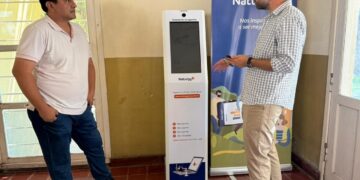 Aguaray: Instalación de terminal de autogestión de Naturgy en el C.I.C de Villa Sagrada