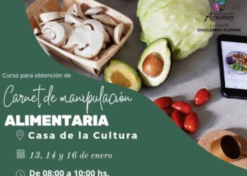 Aguaray: Comienza el Curso de Manipulación de Alimentos