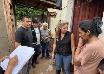 Aguaray: Continúa la asistencia integral en el barrio 17 de Octubre