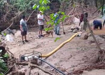 Aguaray: Trabajos para garantizar el abastecimiento de agua en Iquira