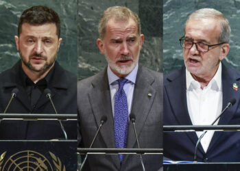 Zelenski advirtió sobre el debilitamiento del derecho internacional y Felipe VI reclamó a Israel el fin de las muertes en Gaza