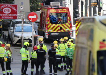 Madrid: Se derrumbó un edificio en obra