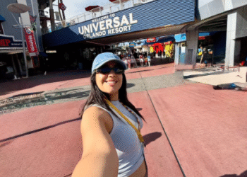 Ángela Leiva disfrutó de unas vacaciones llenas de diversión en los parques de Orlando