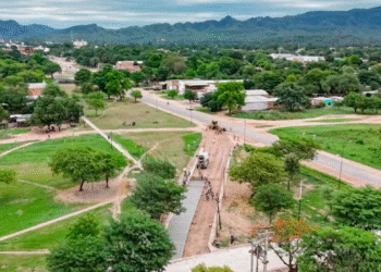 Se completó la pavimentación de los dos ingresos al B° Roberto Romero