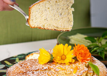 Torta nube de limón: sin azúcar, sin harina y con todo el sabor
