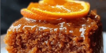 📰 Torta Húmeda de Zanahoria y Naranja 🍊🥕 — Un Clásico Sin Azúcar para Merendar