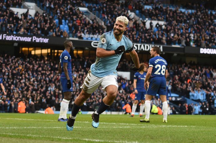 Agüero, el nombre del gol en Manchester