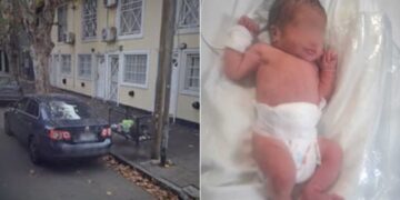 San Martín: rescataron a una beba abandonada en un cesto de basura