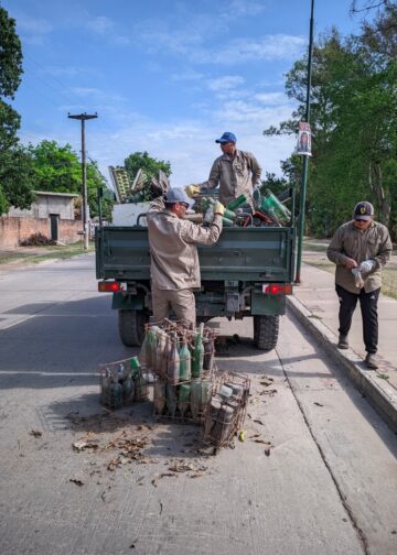 El operativo de Descacharrado llega a la zona norte de Tartagal para reforzar la lucha contra el dengue