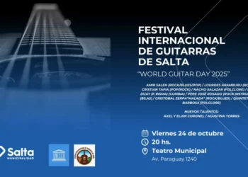 El “World Guitar Day” se celebrará en el Teatro Municipal con artistas locales e invitados especiales