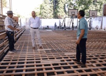 Cerrillos: A través del Plan Meta, desarrolla obras en su Complejo Municipal