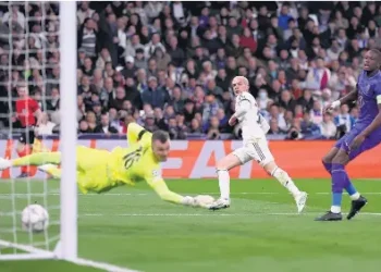 Champions League: Real Madrid salió a flote con una goleada