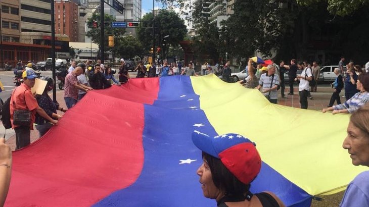 Opositores marcharon en Venezuela en reclamo de «elecciones libres»