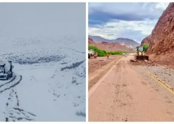 Vialidad intervino por derrumbes y nevadas en rutas salteñas