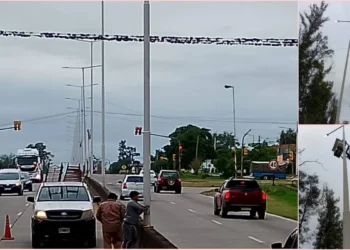 Metán: Invierten en seguridad vial con la modernización del alumbrado en la Ruta 9/34