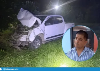 Salvador Mazza: El intendente chocó contra una vaca en la ruta nacional 34