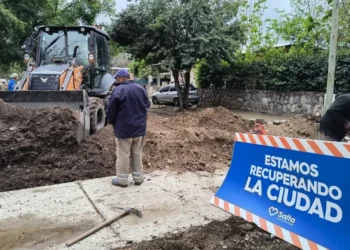 La Municipalidad avanza con la pavimentación de la calle Los Tres Zorritos en San Luis