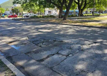 El municipio inicia la repavimentación en el sector de la Terminal de Ómnibus