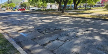 El municipio inicia la repavimentación en el sector de la Terminal de Ómnibus