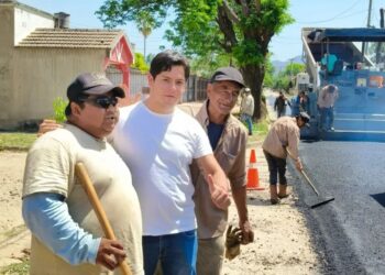 Tartagal avanza con obras de pavimentación en el barrio 365 Viviendas