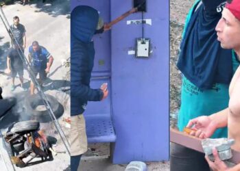 Violenta manifestación de «trapitos» por la implementación del Estacionamiento Medido en Quilmes