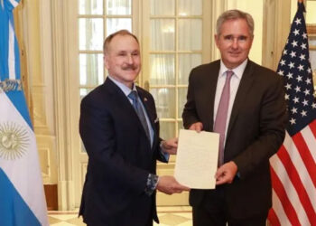 🇦🇷🇺🇸 Quirno recibió a Peter Lamelas: nuevo embajador de EE.UU. en Argentina y símbolo del eje Milei-Trump