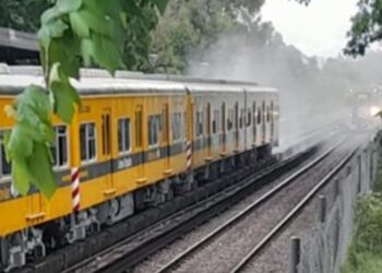 Incendio en el Tren Urquiza: evacuación en Arata y un herido leve